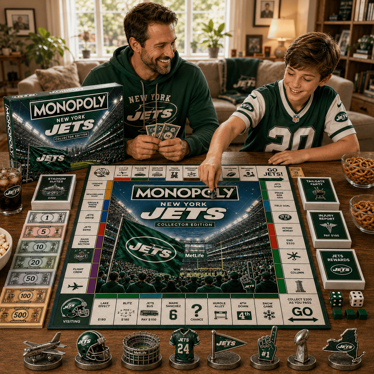 Premium NYJ Board Game TMH