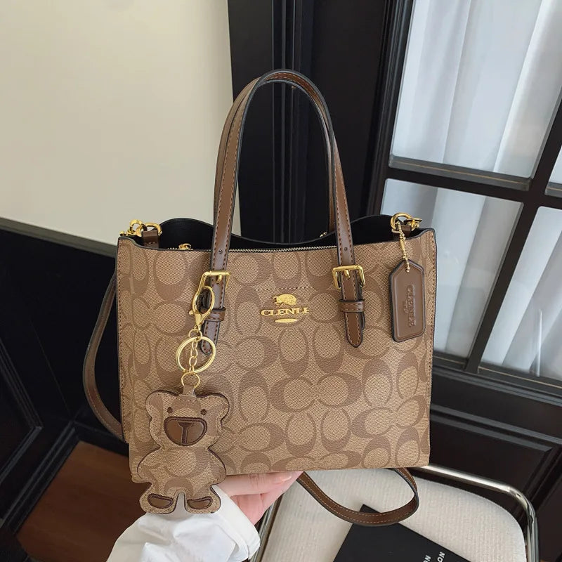 Fashionable Large Capacity Tote Bag 2025 Women's Casual Handbag Trendy Print Single Shoulder Crossbody Bag Stylish Daily Acce...